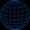 Объемная фигура cветящийся шар «Ажур» (d75см, 3D, 400LED, IP65) синий