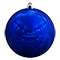 Елочные шары набор (2шт, d10см, глянцевые) синий