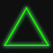 Световой подвес на деревья «Пирамида 3D» (80х50см, 112LED, IP65) зеленый